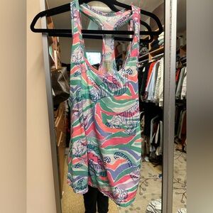 Lilly Pulitzer Vibrant Zebra Print Tank Top